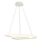 Capita, nowoczesna lampa wisząca, biała, LED, 3000K, ściemnialna, MD17011011-1A WH